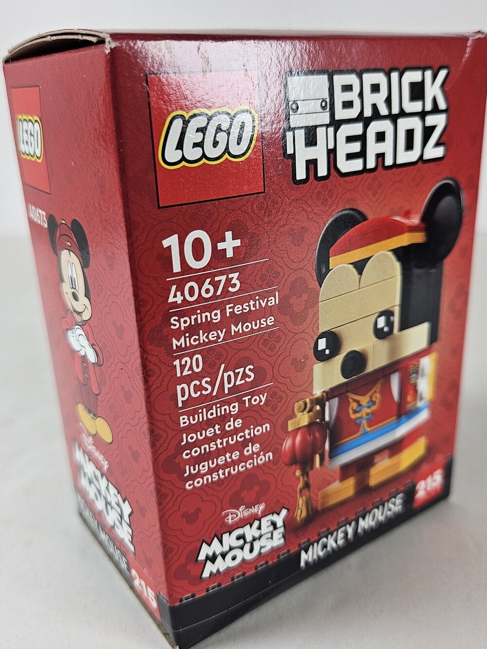 LEGO BRICKHEADZ: Spring Festival Mickey Mouse (40673) Brand New